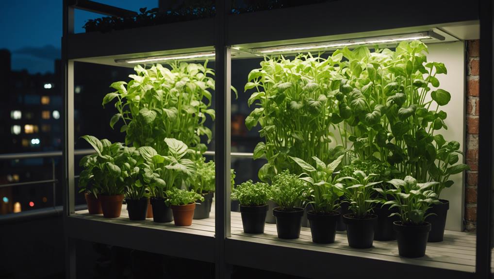 indoor garden lighting needs